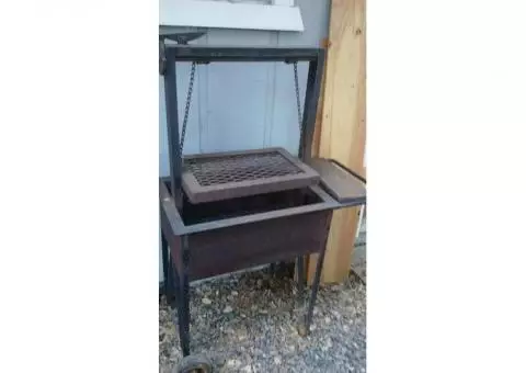 BBQ Grill/ metal and steel